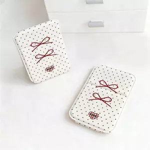 Nút đôi đáy mét Gương Phụ Kiện Gập Nhỏ Gọn, Quà Tặng Bạn Bè Siêu Đẹp