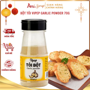 Bột Tỏi Vipep Garlic Powder 70g Gia Vị Tiện Lợi, Tăng Vị Đậm Đà Cho Mọi Món Ăn
