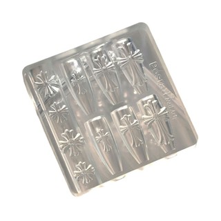 Bộ khuôn silicon cao cấp cho móng tay hình Thánh Giá - Linh hoạt và chính xác trong tạo mẫu