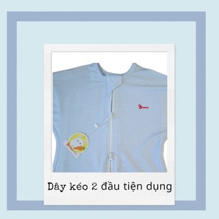 Túi ngủ cho bé hiệu Bunny chất thun Modal mềm, mát, mịn cho bé 3-13kg  Bubbybaby-GV