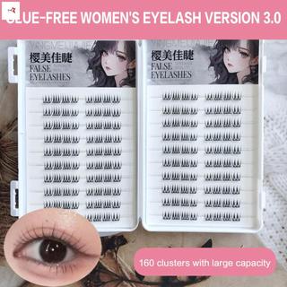 Lông mi giả phong cách K-Pop 7-13mm Chiều dài hỗn hợp Lông mi sợi đen C-Curl tự nhiên để trang điểm bữa tiệc hàng ngày