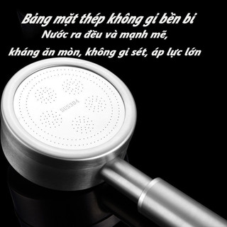 Đầu Sen Tăng áp Bằng Thép Không Gỉ 304, Vòi Sen Hoa Sen Tắm, Cầm Tay Gia Dụng, Chịu Nhiệt Cao, Phun Mạnh