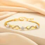 Đeo tay nữ phong cách Hàn Quốc với hạt zircon hình trái tim màu tím