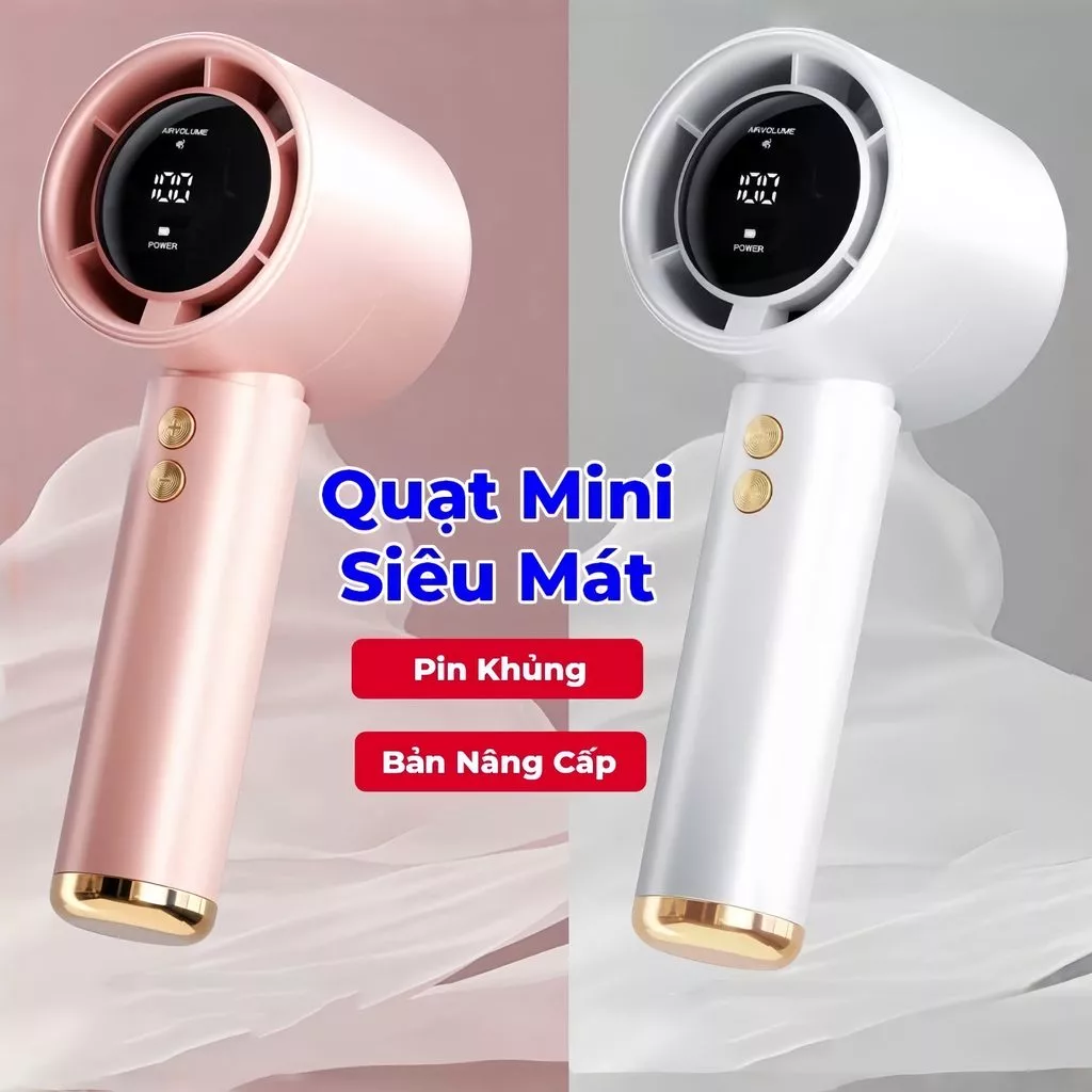Quạt cầm tay N68 pin 5000mAh