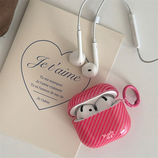 Sọc nâu + dây da cho Airpods4 Airpod 1 / 2 3 Pro Pro2 pro3