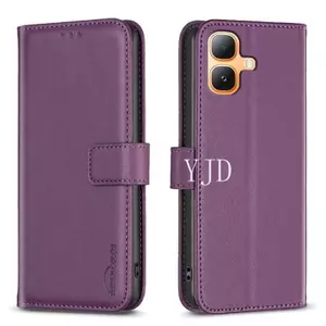 Ốp Lưng Cho Infinix Smart 20 X6840 Khe Cắm Thẻ Da Cao Cấp Chống Rơi Vỏ Điện Thoại