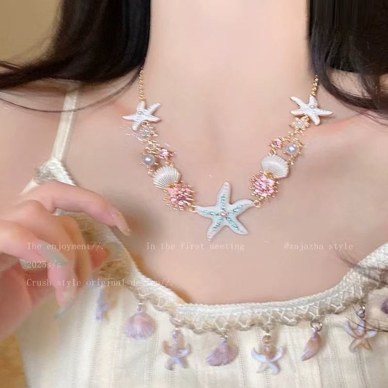 Vòng cổ vỏ sao biển - Trang sức đẹp mắt cho kỳ nghỉ biển