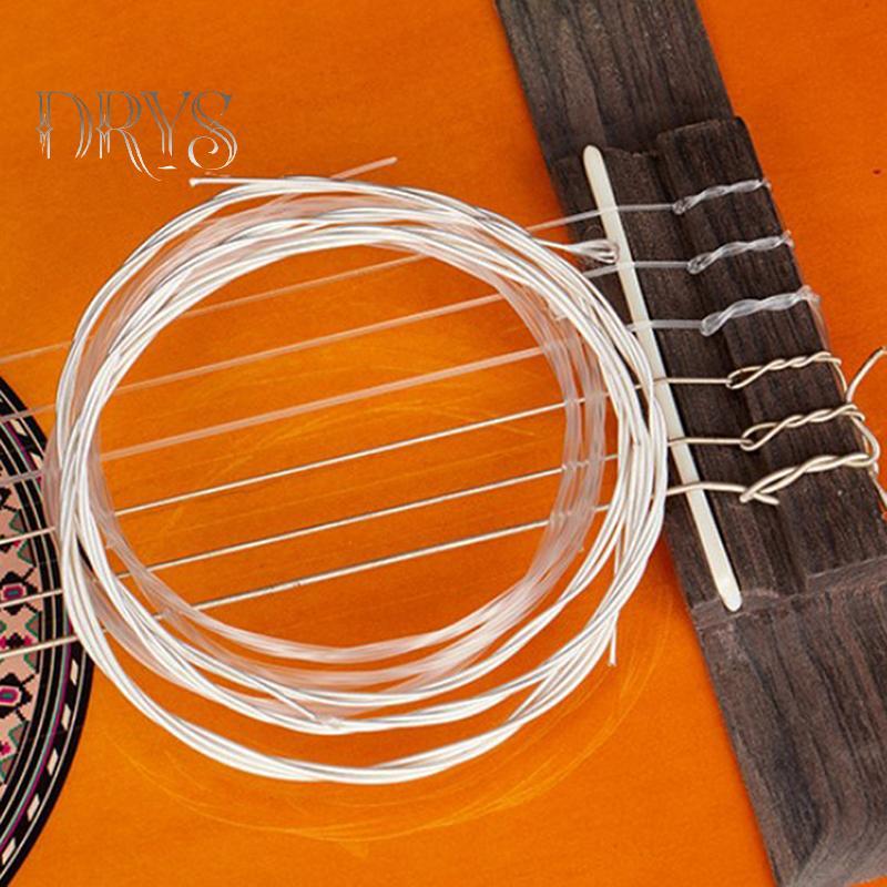 (TFT) Bộ 6 Dây Đàn Guitar Nylon Bạc Dây Dành Cho Đàn Guitar Cổ Điển MỚI