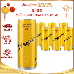 Nước Tonic Schweppes 320ml Sảng Khoái, Thỏa Sức Sáng Tạo Pha Chế Đồ Uống Giải Khát