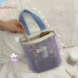 TRTR 1 Cái Lưới Trang Điểm Vệ Sinh Túi Bảo Quản Túi Xách Di Động Du Lịch Giặt Cơ Thể Dụng Cụ Tắm Tổ Chức Mỹ Phẩm Sắp Xếp Túi VN