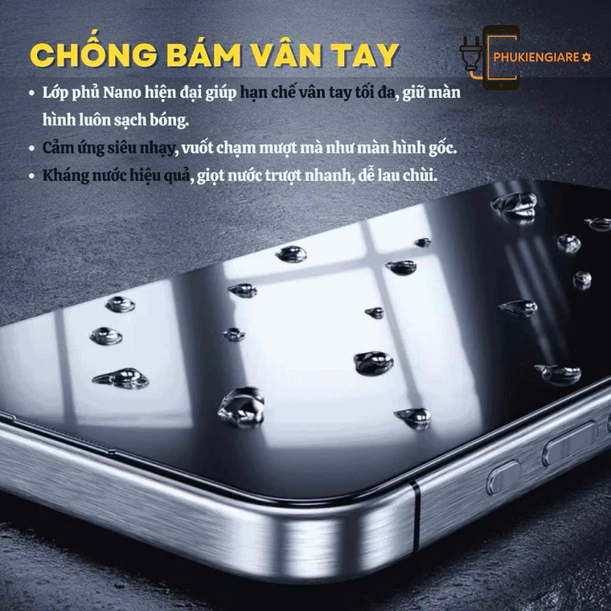 Kính Cường Lực Trong Suốt 3D Full Màn Hình KingKong cho iPhone X/XR/XS/11/12/13/14/15/16/pro/promax