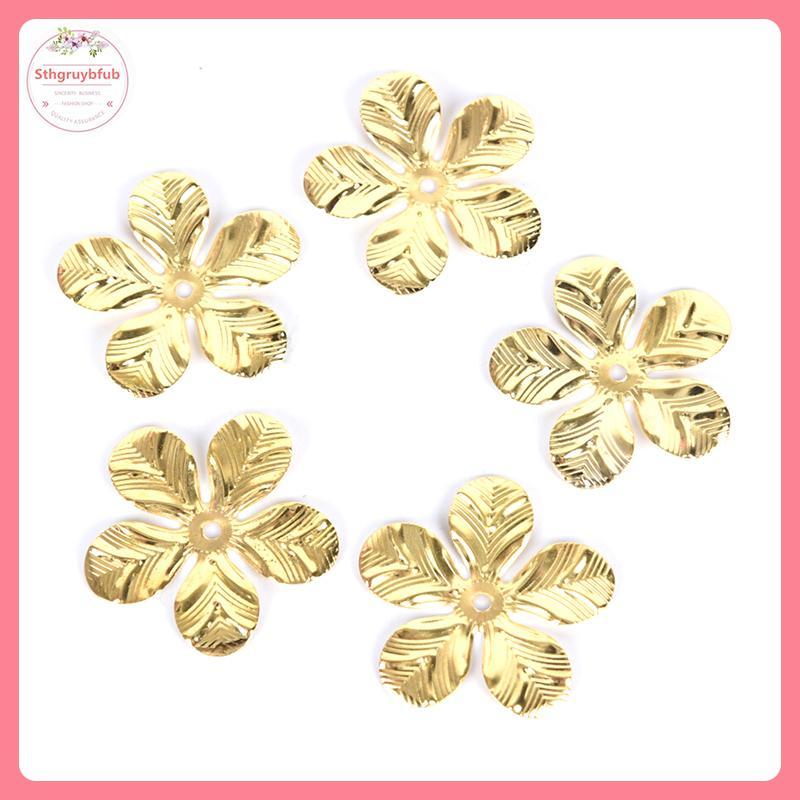 Trang sức filigree vintage kim loại - Bộ 50 cái, phù hợp cho DIY thủ công