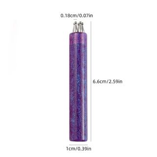 [PEASEE] Bút chấm móng 5 cánh hoa, tay cầm acrylic, dụng cụ vẽ hoa một thì cho DIY Nail Art