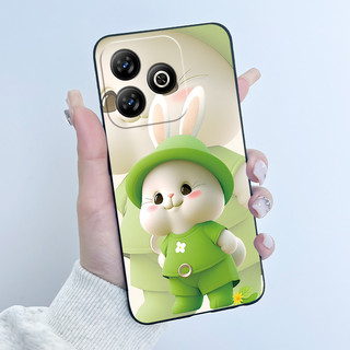 Dành Cho ZTE Axon 60 / Blade V60 / Nubia V60 Vỏ Thỏ Dễ Thương Cho ZTE Axon60 BladeV60 NubiaV60 Vỏ Bảo Vệ Silicon Đen