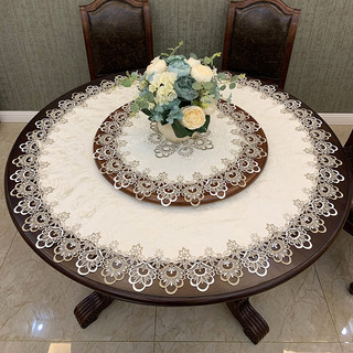 140cm (tròn) Khăn trải bàn tròn kiểu Mỹ Vải phong cách Trung Quốc Bàn cà phê Vải ren phong cách Châu Âu Bàn ăn hình chữ nhật Hộ gia đình Bàn tròn nhỏ Khăn trải bàn Khách sạn gia đình Thương mại Cảm giác cao cấp 01