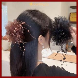 Kẹp Tóc Hoa Mẫu Đơn Bằng Nhựa Thanh Lịch Cho Nữ
