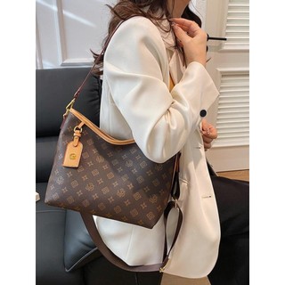 Túi Tote Nữ Retro Dung Tích Lớn 2024 Phong Cách Mới Cao Cấp Thời Trang Presbyopic Đi Lại Túi Đeo Vai Túi