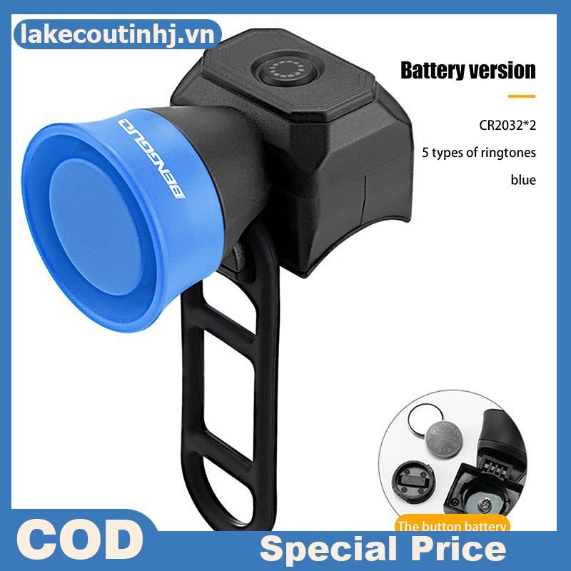 Lu Xe Đạp Điện USB Sạc Sừng Xe Đạp Leo Núi Cảnh Báo Vòng An Toàn Chống Nước Đi Xe Đạp Phụ Kiện Linhj