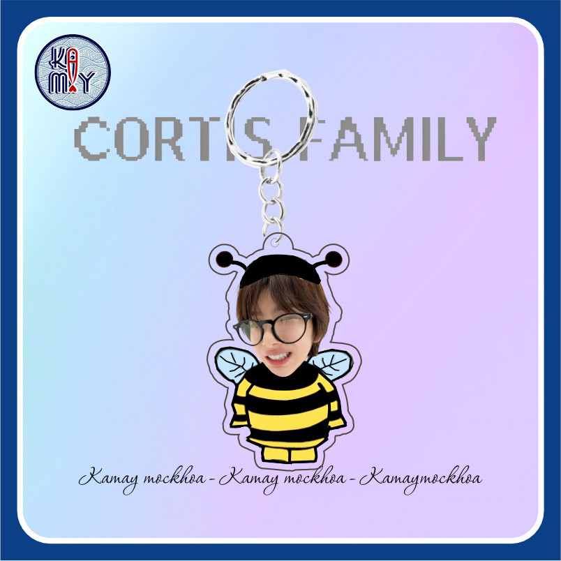 [KEYRING] Móc khoá CORTIS ver ong - Kamay