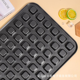 Khuôn Làm Bánh Gia Đình 12 Liên Tục 48 Khuôn Nướng Bánh Thương Mại Mini Muffin Cốc Nướng Chảo Vuông Tròn Muffin Khuôn