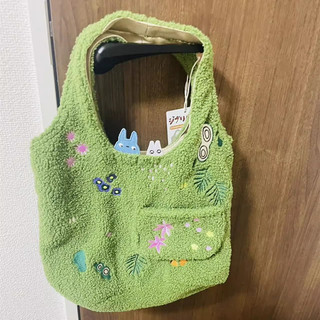 Phim hoạt hình Nhật Bản Hàng xóm của tôi Totoro Lamb Fleece Túi xách đeo vai thêu