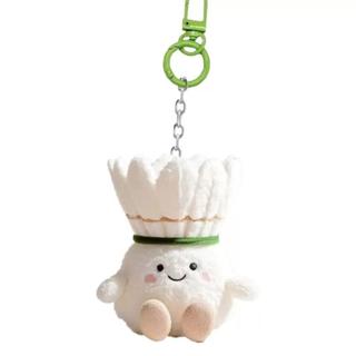 Móc khóa búp bê cầu lông COZYNEST, Đồ chơi nhồi bông hoạt hình Kawaii, Mặt dây chuyền ba lô quà tặng sáng tạo mềm mại