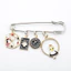 Alice Ở Xứ Sở Thần Tiên Đồng Hồ Poker Thổ Cẩm Hoạt Hình Dễ Thương Pin Chống Ánh Sáng Ra Khóa Phụ Kiện Nữ Quà Tặng Sinh Nhật