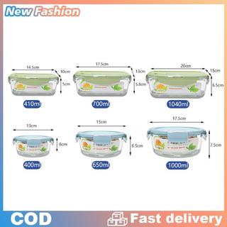 hộp Thủy Tinh Thức Ăn Trong Tủ Lạnh Hộp cơm có nắp đậy ngăn chia hộp bảo quản thực phẩm