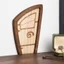 WANYEDI Elf Door, Phụ kiện sân vườn DIY Phong cảnh thu nhỏ Cửa cổ tích, Gỗ sáng tạo Trang trí sân vườn sân nhỏ để trang trí cây