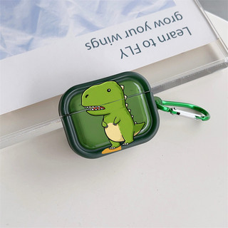 Ốp lưng chống rơi khủng long nhỏ dễ thương cho AirPods 2 3 4 S PRO PRO PRO2 PRO3 Vỏ nhựa TPU mềm JTEJ