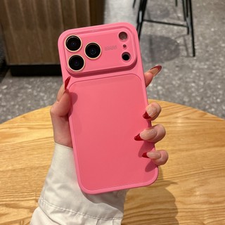Kính Bảo Vệ Ống Kính Mạ Màu Cam Bạc AG Sơn Kim Loại Vỏ Điện Thoại Cho iPhone 17Promax 17Pro 13 14 15 16 Pro Max Chống Sốc Nam Nữ Vỏ Di Động