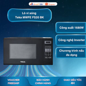 Lò vi sóng Teka MWFE FS20 BK 20L - Công suất 1680W - Bảo hành chính hãng 24 tháng