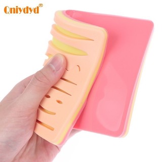 Silicone Skin Pad Suture Training Kit Phẫu thuật Vết thương cho bác sĩ phẫu thuật Thực hành Huấn luyện Chấn thương Suture Thực hành Sử dụng da