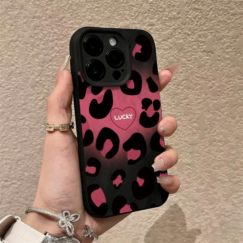 Màu đen Panther mẫu cho iPhone 16 trường hợp iPhone 14promax All Inclusive 15Plus cá tính 13 mới