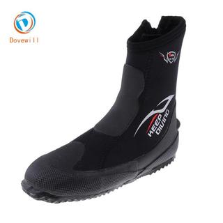 Dovewill 5mm Ấm Neoprene Wetsuit Zip Boots Lặn xuồng Kayak Dingy Co Giãn Booties