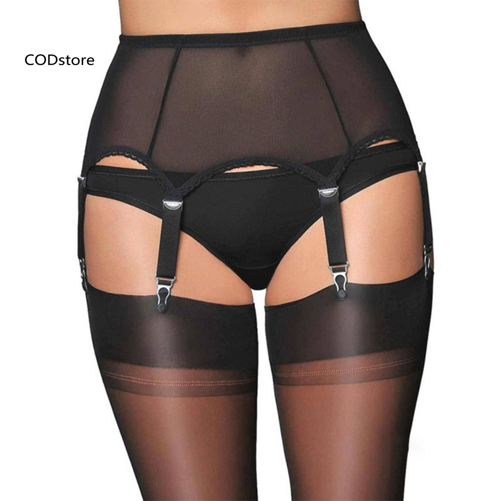 KDC Vòng tay thắt lưng và Garter Leg Harness có thể điều chỉnh với 6 kẹp - Phụ kiện dành cho người lớn