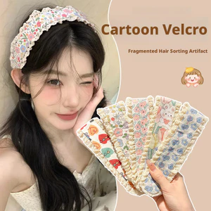 Băng đô dán ma thuật Hàn Quốc dành cho phụ nữ Đan hoa dính dán cài tóc