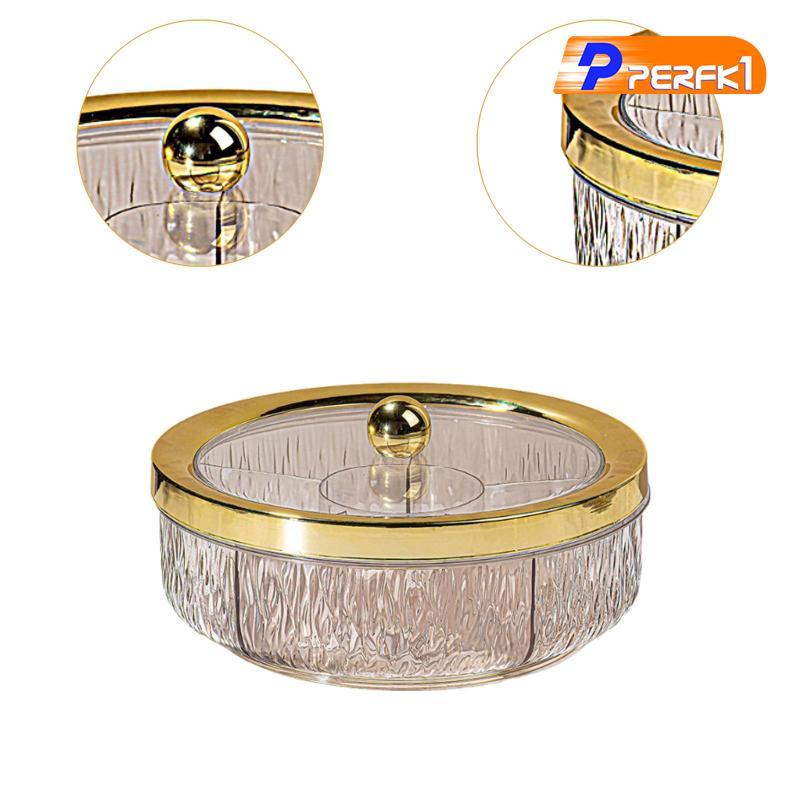 Chia Khay Phục Vụ Hạt Khô Đĩa Xoay Đa Năng Trang Trí Đĩa Ăn Nhẹ Hộp Kẹo Giải Trí Phòng Khách Nhà
