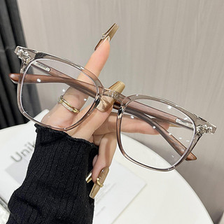 Kính đọc sách khung kim loại hạt gỗ trung tính dành cho nam
