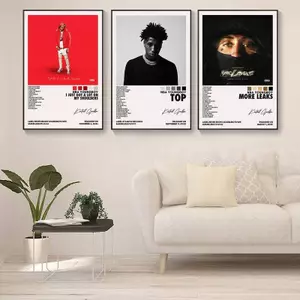 NBA YoungBoy Rap Artist Canvas Poster Không Khung Nghệ Thuật Treo Tường Phòng Ngủ Trang Trí Phòng Khách