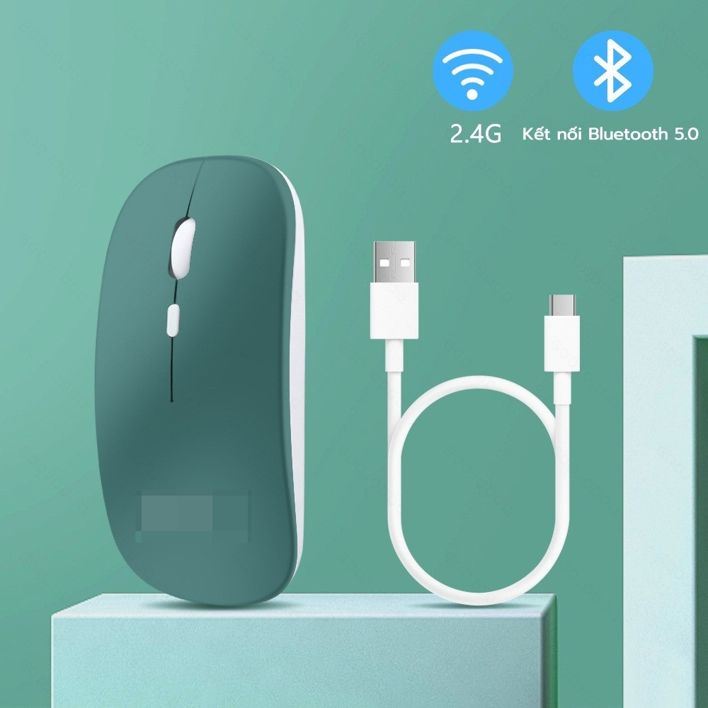 Tech Store Chuột bluetooth Không Dây Sạc Điện Thoại / Máy Tính Bảng / laptop / android Tím / Hồng / Xanh Lá Đậm