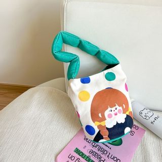 Minh Họa Xô Graffiti Túi Vải Xô Trẻ Em Dễ Thương ins Túi Xách Hoạt Hình Ngộ nghĩnh Siêu Nhẹ Túi Quà Tặng