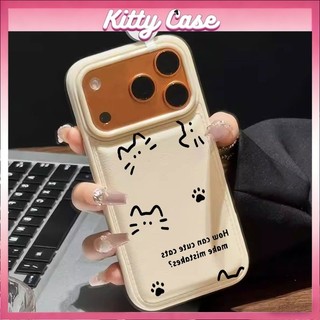 Ốp lưng cấu trúc nệm khí Cho iPhone 11/12/13/XR/14/15/16/17/7/XR Pro Max Plus Ốp lưng bao quanh thời trang Mèo