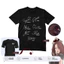 Áo thun merchandise chính thức BABYMONSTER với hình ảnh các thành viên Ahyeon, Asa, Ruka, Rami, Pharita, và Rora - YS3