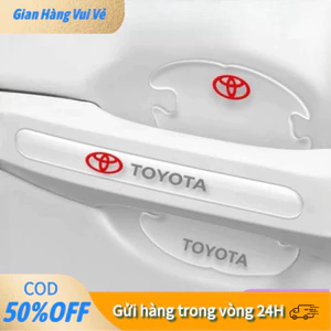 【48h】Đồ trang trí tay nắm cửa chống xước bằng silicon trong suốt, dễ lắp đặt, phù hợp với đa dạng mẫu xe ô tô.