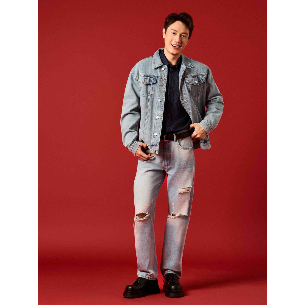 Quần Jeans Nam ICONDENIM Ống Suông Scar Form Straight QJID0284 | BigBuy360 - bigbuy360.vn