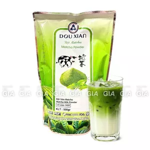 Bột matcha sữa Douxian bịch 500g - matcha latte, trà sữa matcha