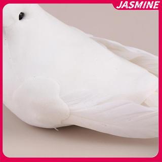 JASMINE 1 Chim Bồ Câu Nhân Tạo Chim Bồ Câu Giả Mô Phỏng Lông Bồ Câu Cây Giáng Sinh Tiệc Cưới Đồ Trang Trí Nhà Trang Trí Phòng Khách JASMINE