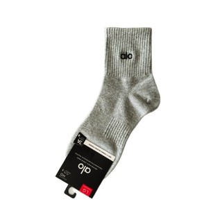 Một Pair Tất Thêu Giữa Ống từ Cotton Thoáng Khí, Phù Hợp Thể Thao Hàng Ngày Cho Nam và Nữ