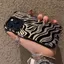 Zebra sọc cho iPhone16Promax151413 trường hợp màu bạc mờ XrXsmax nổ